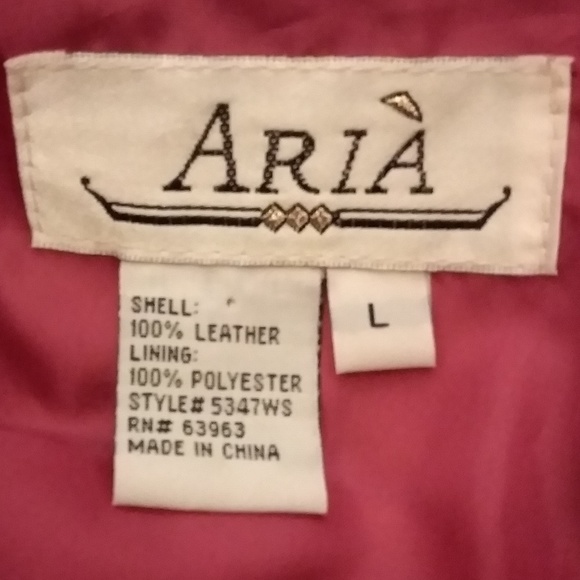 FINAL! PINK SUEDE LEATHER JACKET - Picture 6 of 8